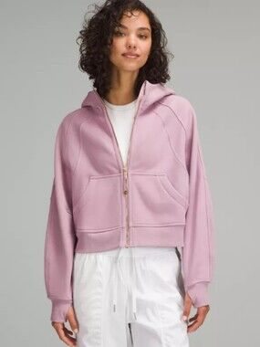 Lululemon Scuba Oversized Full Zip Hoodie Rose /Gold